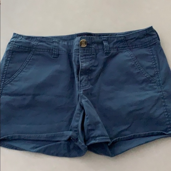 American Eagle Chino Shorts Khaki & Navy Bundle of 2 Sz 8 - Picture 7 of 7